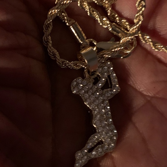 Pendant “Dunk Man” Necklace Charm - Picture 3 of 4